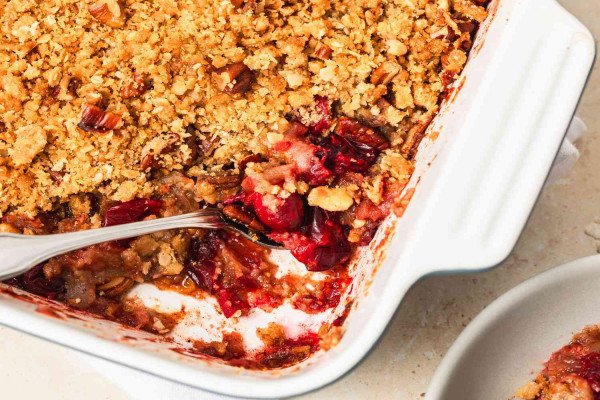 Apple Cranberry Crisp