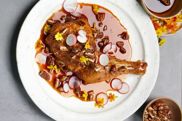 Roast Chicken with Hot Honey