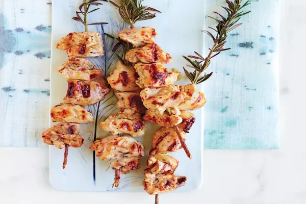 Baja Style Rosemary Chicken Skewers