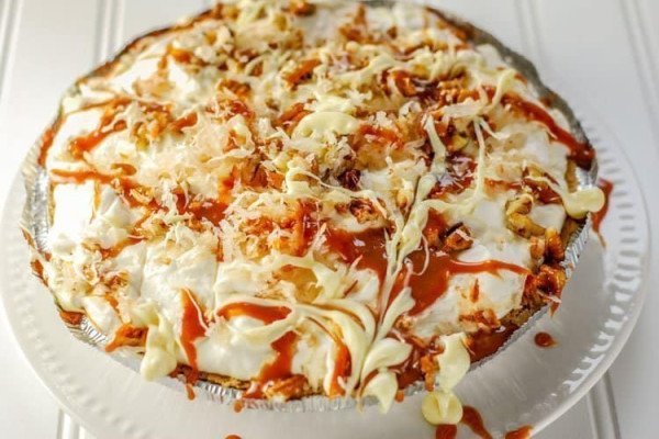 Toasted Coconut, Pecan, and Caramel Pie