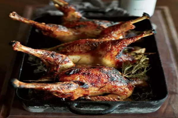 Honey and Lemon Glazed Roast Chicken