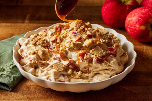 Caramel Apple Cheesecake Salad