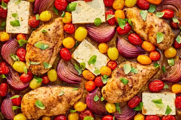 Sheet Pan Feta Chicken