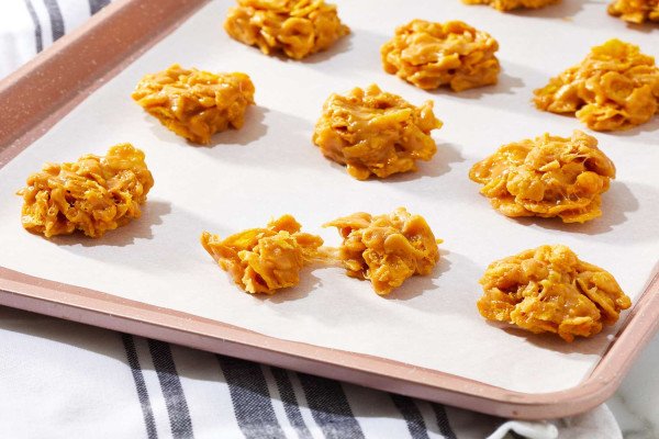 Grama's Cornflake Peanut Butter Cookies